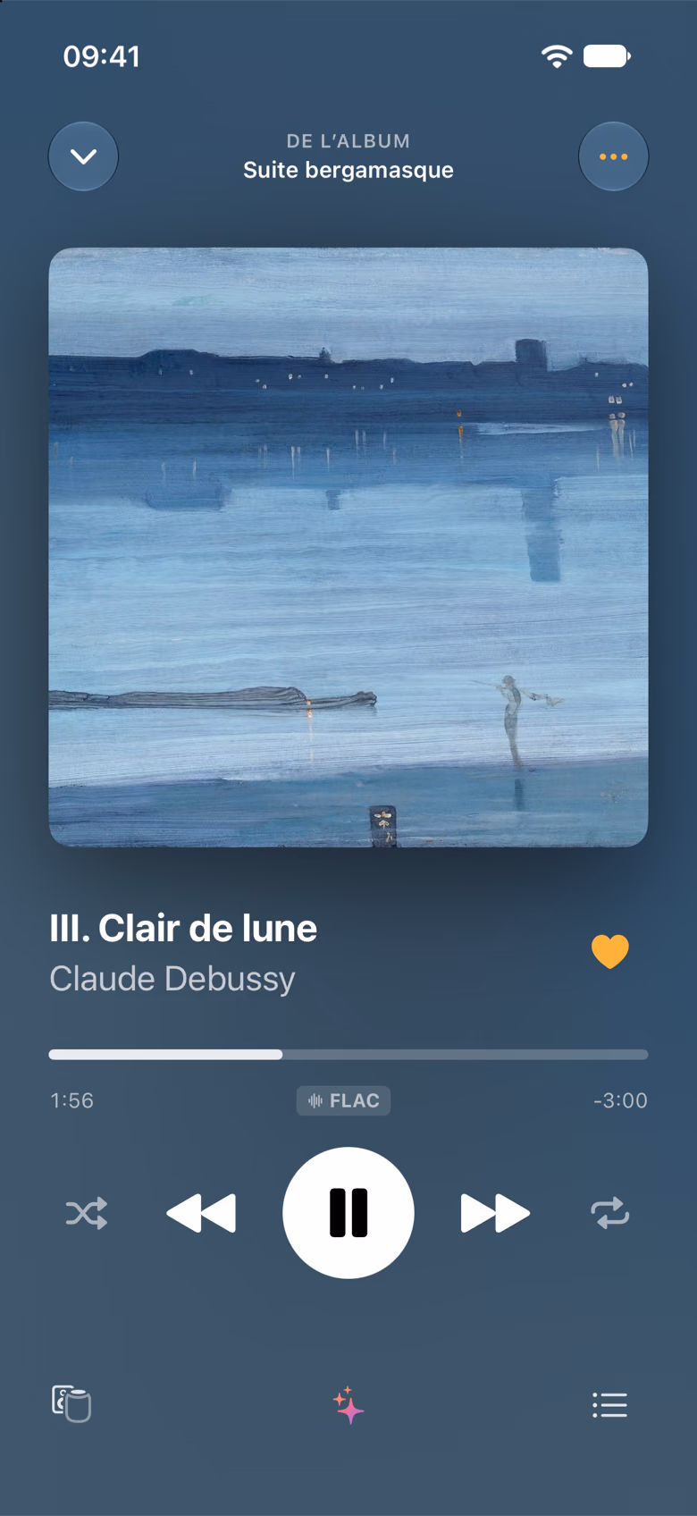 Le lecteur avec « Clair de lune » de Claude Debussy